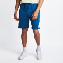 Men Shorts - Fresh Ego Kid Badge Shorts - Blue-Blue