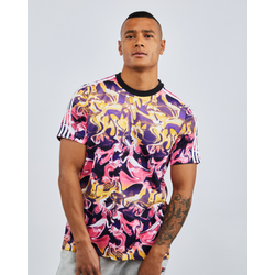 Men T-Shirts - adidas Poolparty - Multi-White-Multi