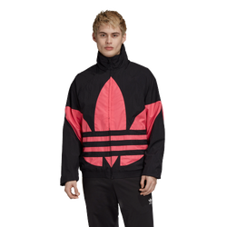 Men Track Tops - adidas Poolparty - Black-Real Pink-Black