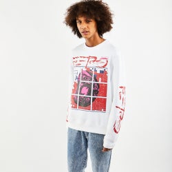Men Sweatshirts - Collaboraid x A$AP - White-White