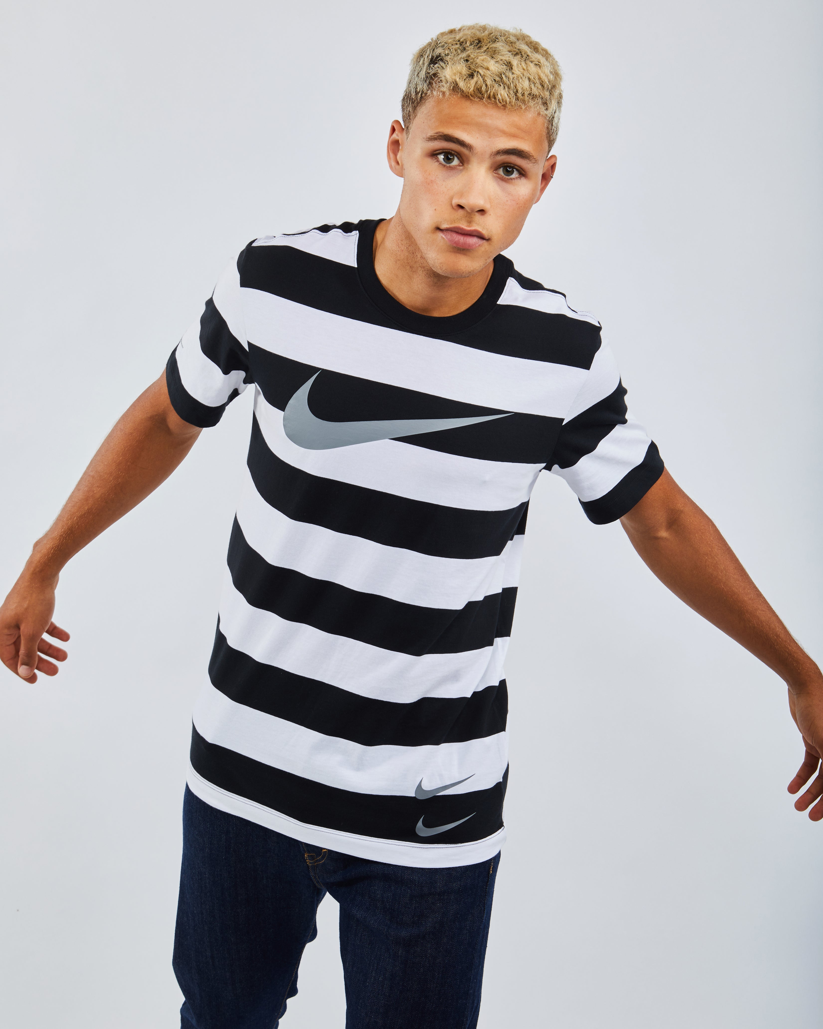 foot locker striped shirt