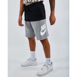 Men Shorts - Nike Alumni Colorblock - Black-Black-Black
