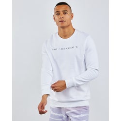 Men Sweatshirts - Puma Osg Crew Sweat - White-White