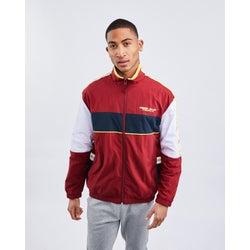 Men Track Tops - Perry Ellis Logo - Red-Red-Red