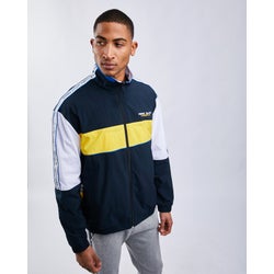 Men Track Tops - Perry Ellis Logo - Blue-Blue