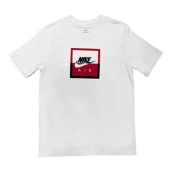 Men T-Shirts - Nike Air Ssnl - White-White-Black