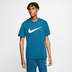 Men T-Shirts - Nike Swoosh Hbr - Blue Force-Blue Force