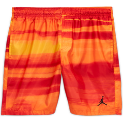 Men Shorts - Nike Legacy Air Jordan Aop - White-University Red