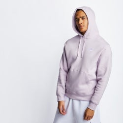 Men Hoodies - Nike Club - Iced Lilac-Purple