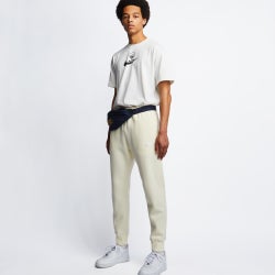 Men Pants - Nike Club Cuffed - White-White