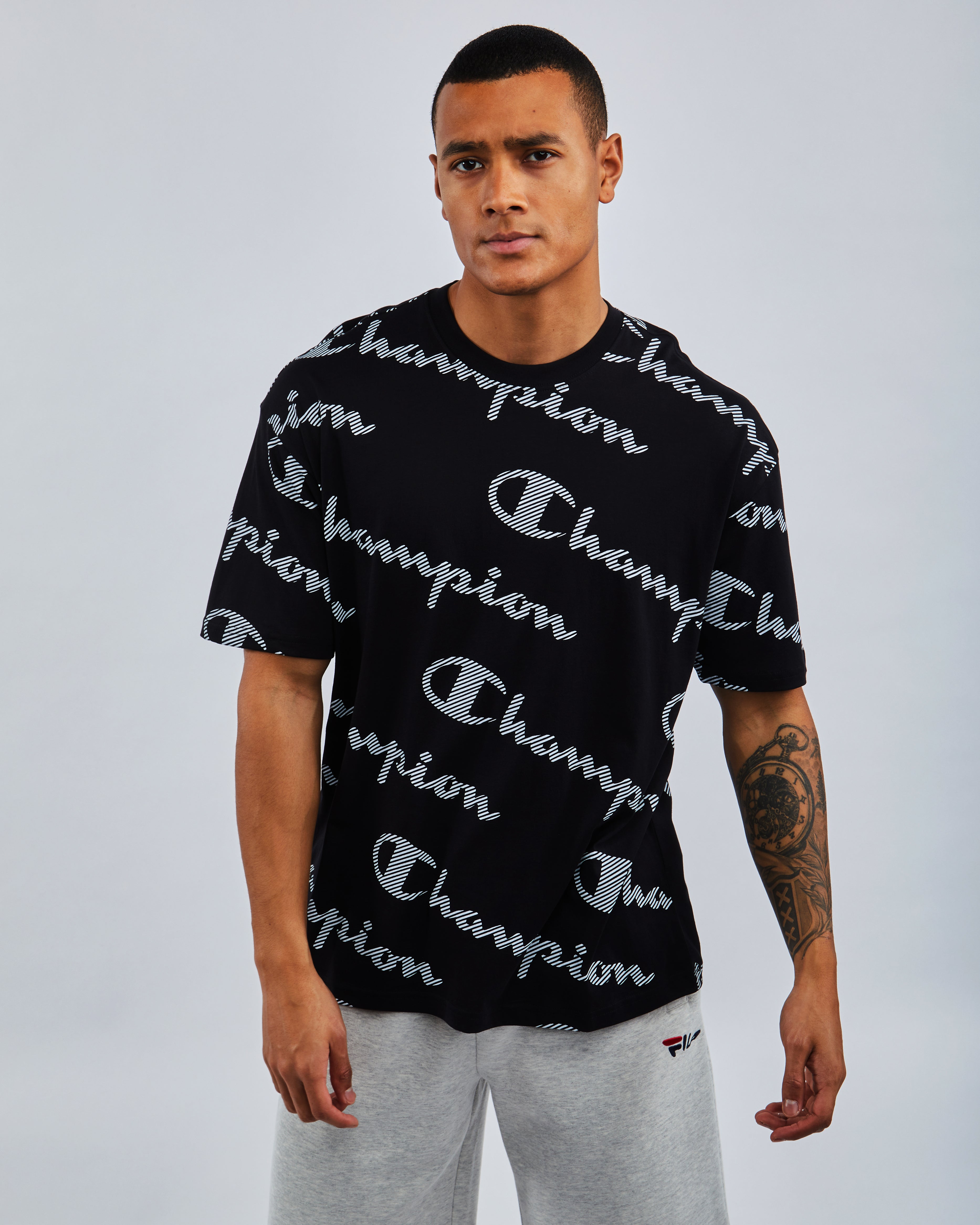 champion aop crew sweatshirt