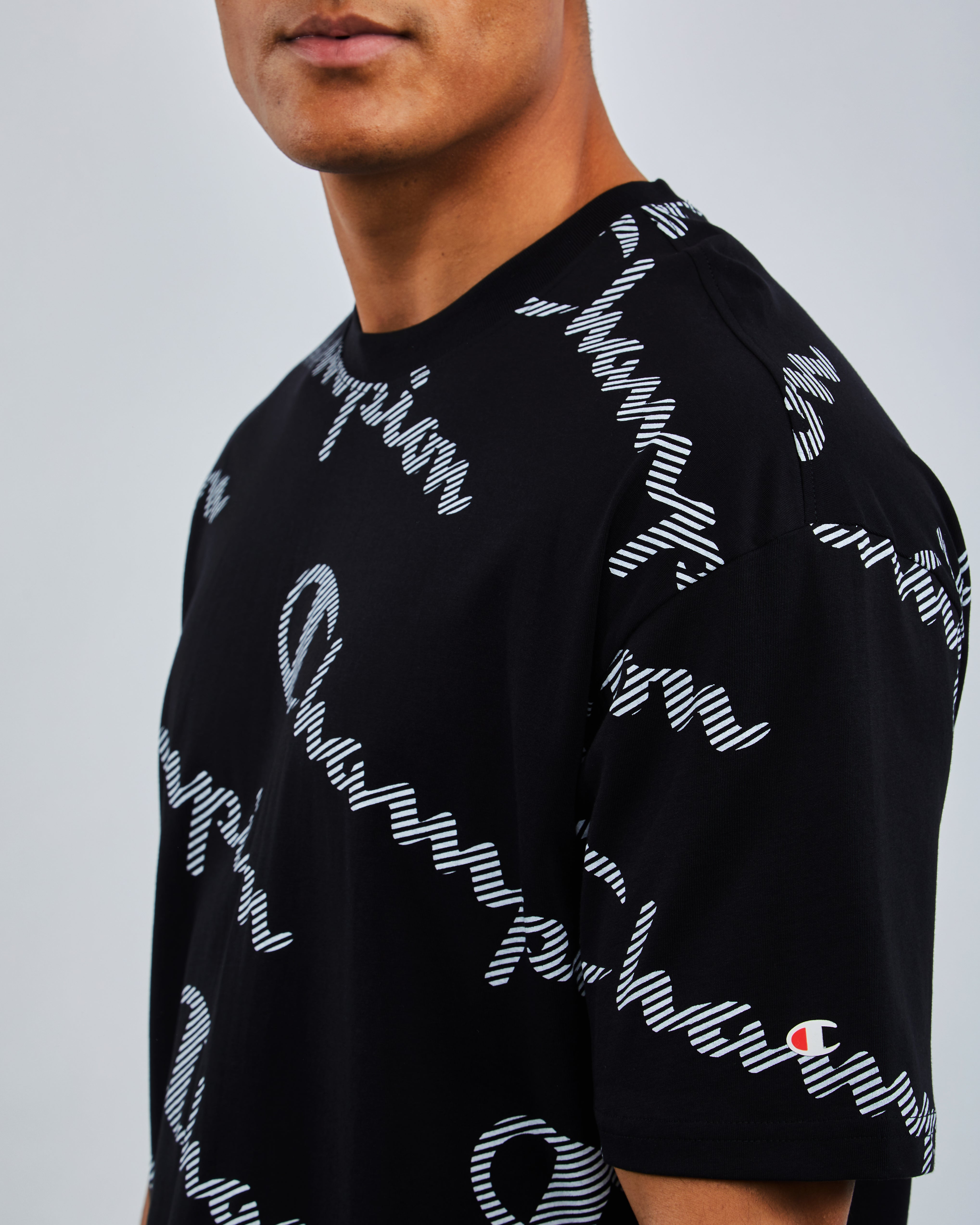 champion aop crew sweatshirt