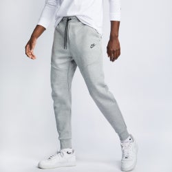 Men Pants - Nike Tech Fleece - Dk Grey Heather-Black