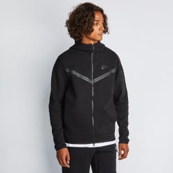 Heren Hoodies - Nike Tech Fleece Full Zip - Black-Black