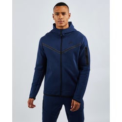 Men Hoodies - Nike Tech Fleece Cb Full-zip Hoody - Midnight Navy-Black