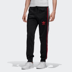 Men Pants - adidas Chile 20 Track - Black-Red-Black