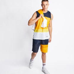 Men Vests - Champion Logo - Yellow-Yellow