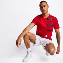 Men T-Shirts - Jordan Jumpman - Gym Red-Black-(White)