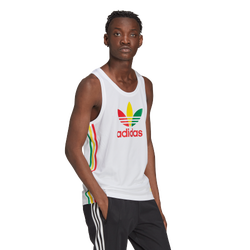Men Vests - adidas Chile - White-Red-Yellow