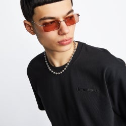 Men T-Shirts - adidas Pharrell Williams Basics - Black-Black
