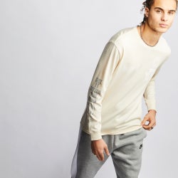 Men Sweatshirts - Collaboraid Ca Pj Trucker Longsleeve - Natural-Natural