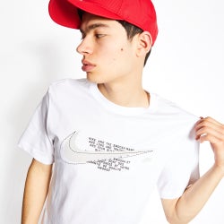 Men T-Shirts - Nike Shortsleeve - White-White