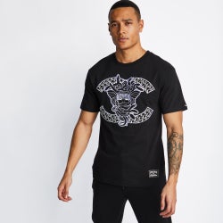 Men T-Shirts - Crooks&Castles Medusa Shortsleeve - Black-Black