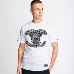 Men T-Shirts - Crooks&Castles Medusa Shortsleeve - White-White
