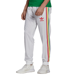 Men Pants - adidas Chile 20 Track Pants - White-Red-Yellow