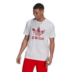 Men T-Shirts - adidas Originals Shortsleeve - White-White