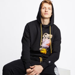 Men Hoodies - Crooks&Castles City Of Angels Over The Head - Black-Black