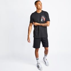 Men T-Shirts - adidas Spirit Shortsleeve - Black-Black