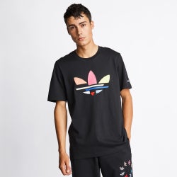 Men T-Shirts - adidas Adicolor Shortsleeve - Black-Multicolor