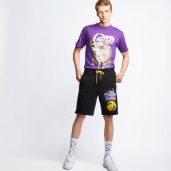Men T-Shirts - Crooks&Castles City Of Angels Shortsleeve - Purple-Purple