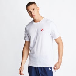 Men T-Shirts - Nike Sportswear - White-White