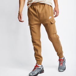 Men Pants - Nike Club - Dk Driftwood-Dk Driftwood-White