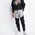 Nike Tech Fleece - Men Pants Black-Dk Grey Heather-White