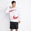 Nike Swoosh - Men Sweatshirts White-University Red