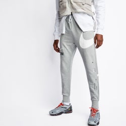 Men Pants - Nike Swoosh - Dk Grey Heather-White