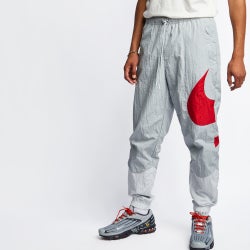 Men Pants - Nike Swoosh - Lt Smoke Grey-Photon Dust-White