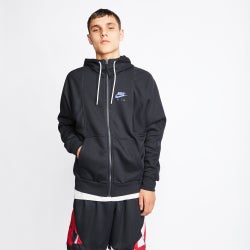 Men Hoodies - Nike Air - Black-Rush Violet