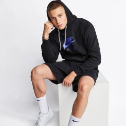 Men Hoodies - Nike Air - Black-Rush Violet