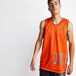 Men Vests - Jordan Sports Dna - Orange-Iron Grey