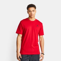 Men T-Shirts - Jordan Jumpman Short Sleeve Tee - Gym Red-Black