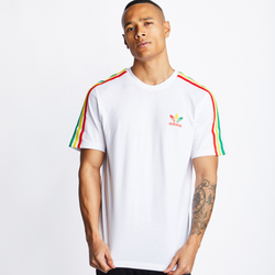 Men T-Shirts - adidas Chile Shortsleeve - White-Red-Yellow