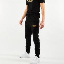 Men Pants - Crooks&Castles Cuffed Pants - Black-Gold