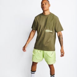 Men T-Shirts - Jordan 23 Engineered - Medium Olive-(Lt Lemon Twist)