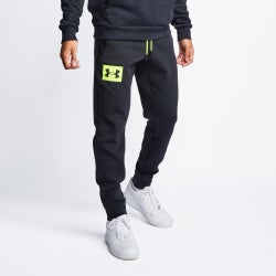 Men Pants - Under Armour Cuffed - Black-Black