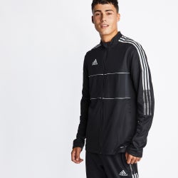 Men Track Tops - adidas Tiro Reflective Track Jacket - Black-Black