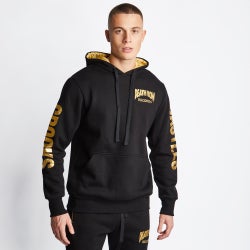 Men Hoodies - Crooks&Castles Death Row x Crooks Core Hoodie - Black-Gold
